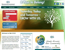 Tablet Screenshot of egefcu.com